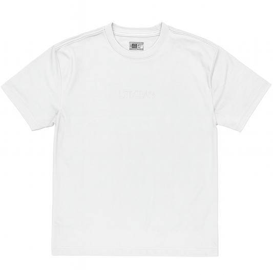 Litddoan Classic Logo Heavyweight White Tee