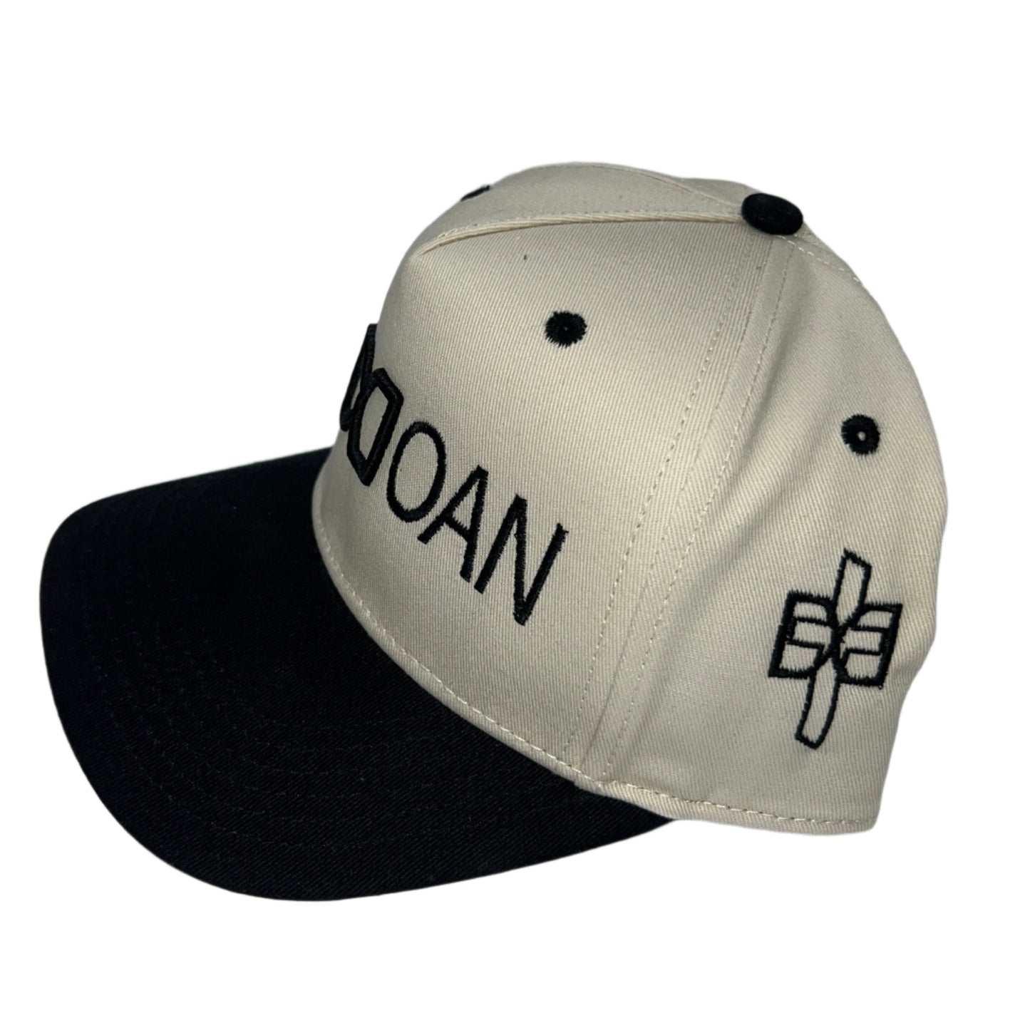 LITDDOAN Classic Cross Heritage Cap – Stone/Black