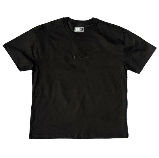 Litddoan Classic Logo Super Heavyweight Black Tee