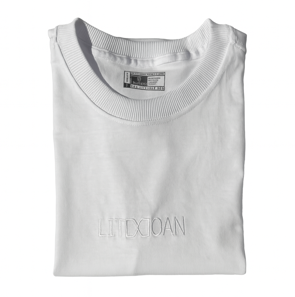 Litddoan Classic Logo Heavyweight White Tee