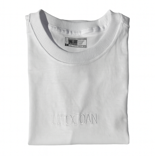 Litddoan Classic Logo Heavyweight White Tee