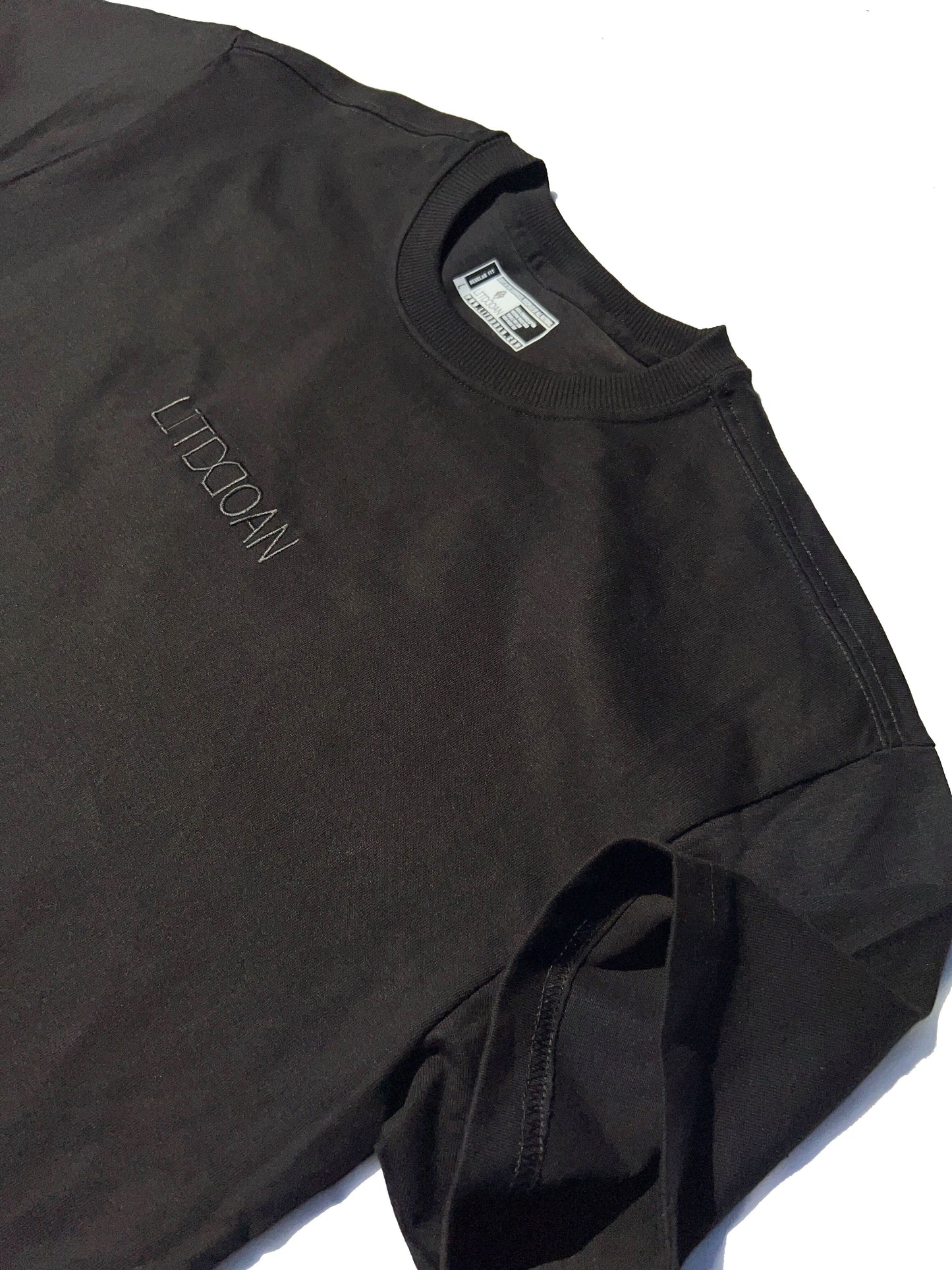 Litddoan Classic Logo Super Heavyweight Black Tee