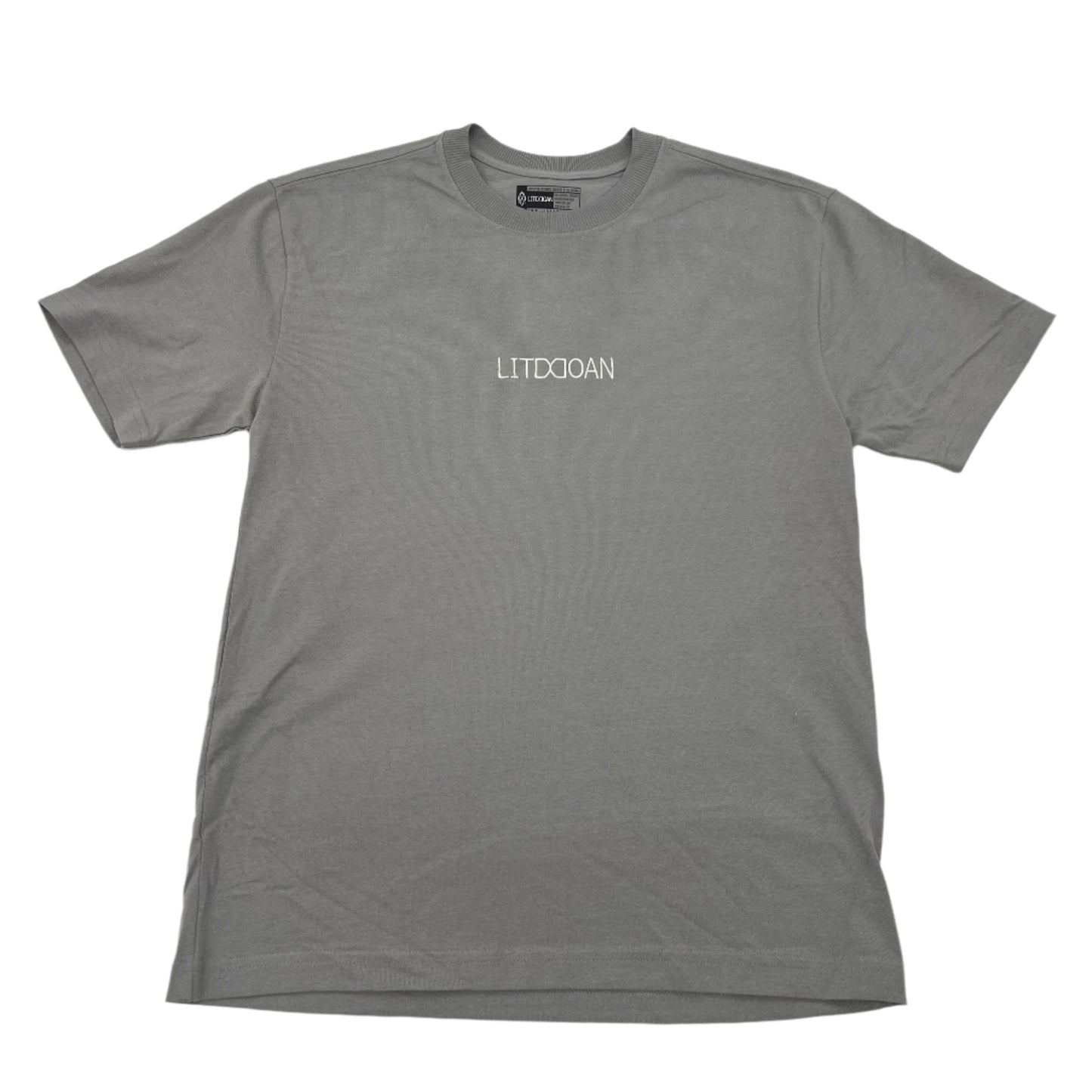 LITDDOAN Classic Logo Tee – Gravel Super Heavyweight